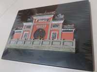 Quadro com Templo de Macau (vintage - selado)