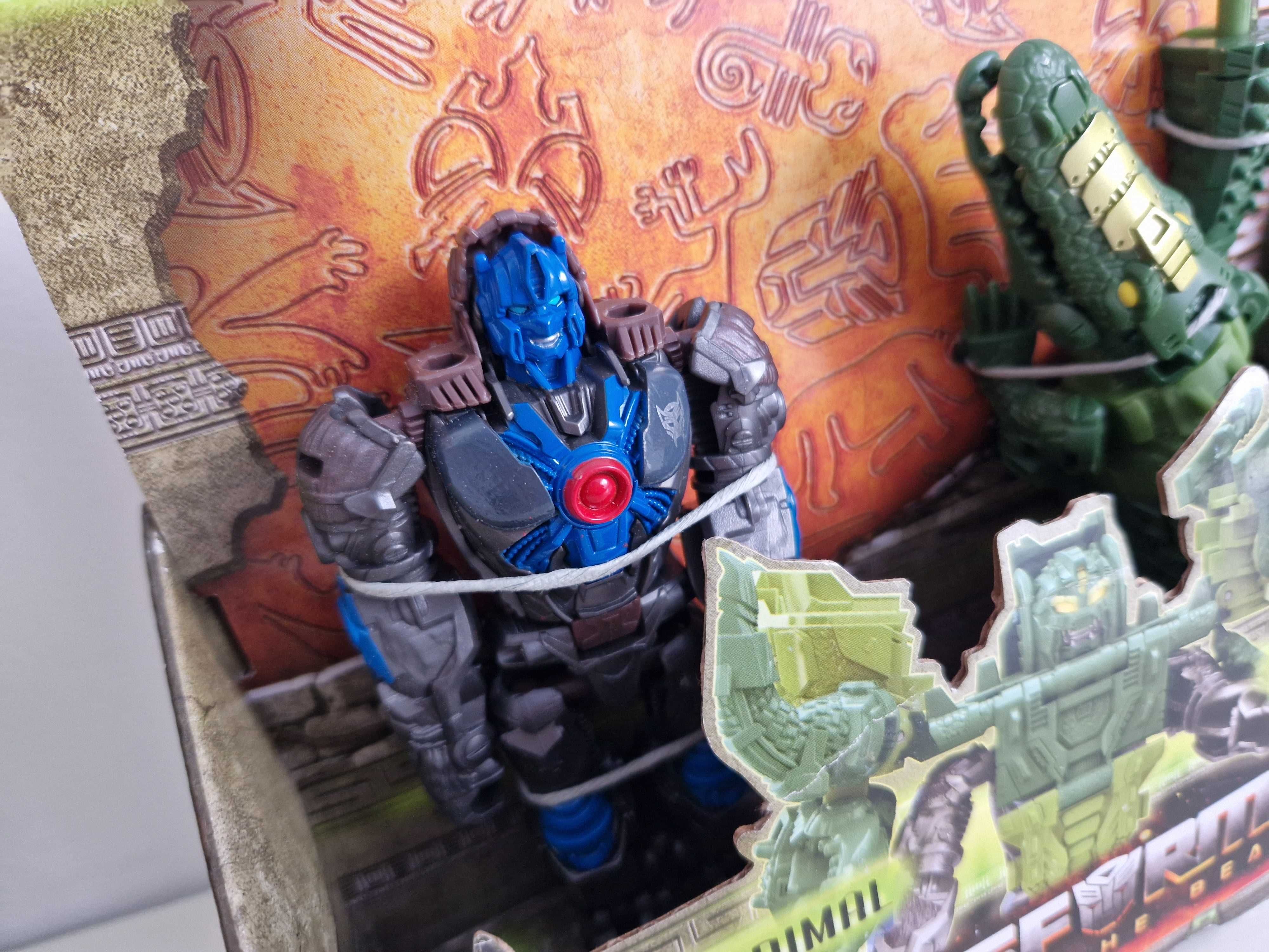 Hasbro Transformers Optimus Primal i Skullcruncher