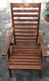 Stół ogrodowy rozkładany + 4 krzesła Ikea aplaro