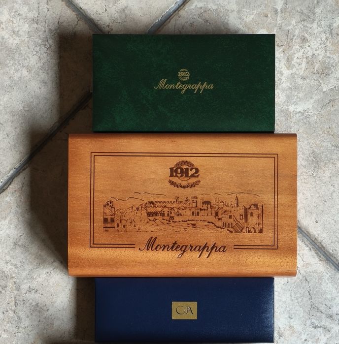 Pudełka do piór wiecznych Montegrappa Montblanc Aurora i inne