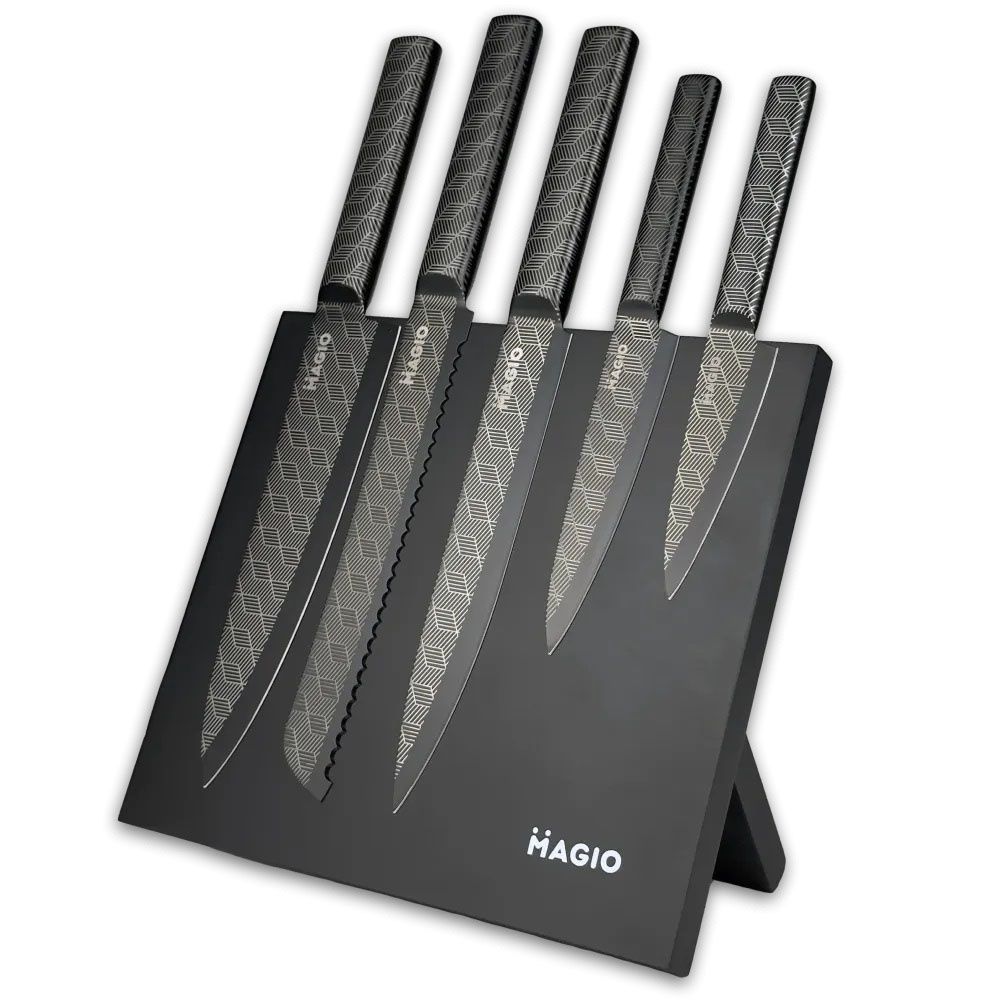 Кухонний набір ножів 5шт Magio MG-1096 набор ножей кухонный