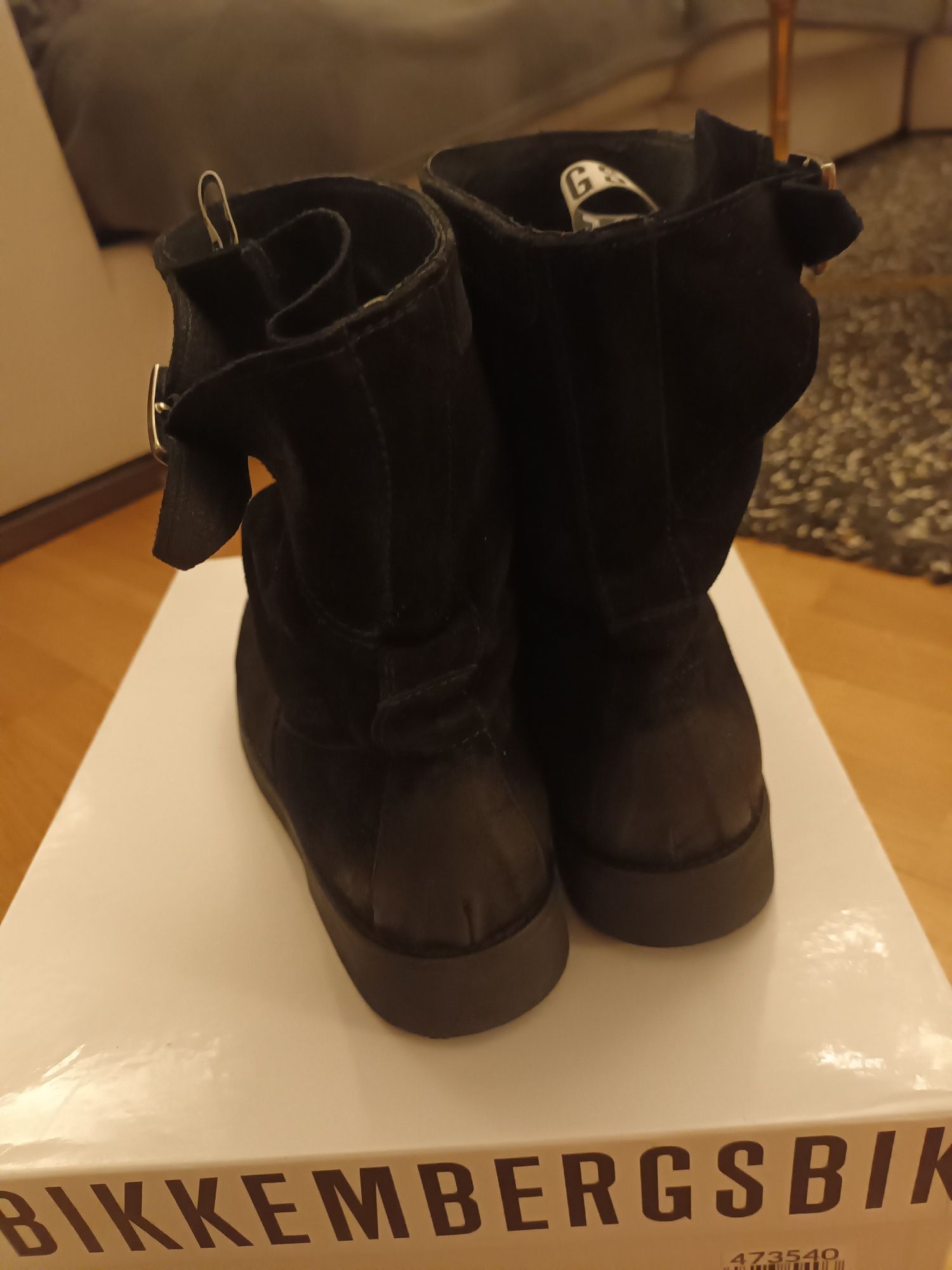 Bikkembergs, botki, nowe, zamsz
