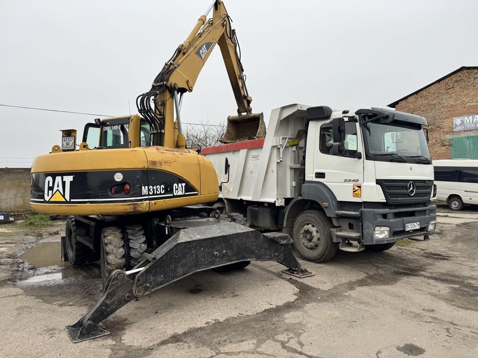 Послуги Екскаватора САТ М313С 15 тон та самоскида