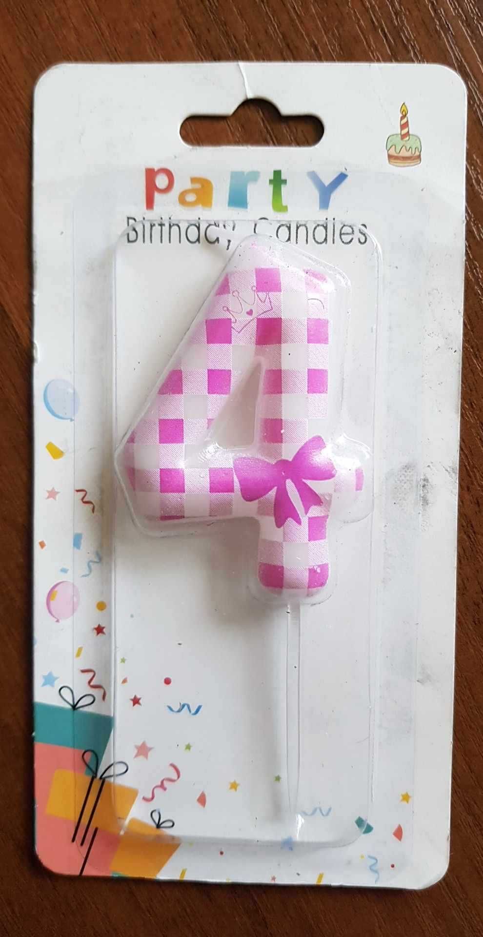 ŚWIECZKA 4 latka urodzinowa Barbie Girl na tort topper dekoracja s063