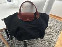 Torebki Damskie Longchamp Black Prawdziwy strzał Size:L(31*30*19)