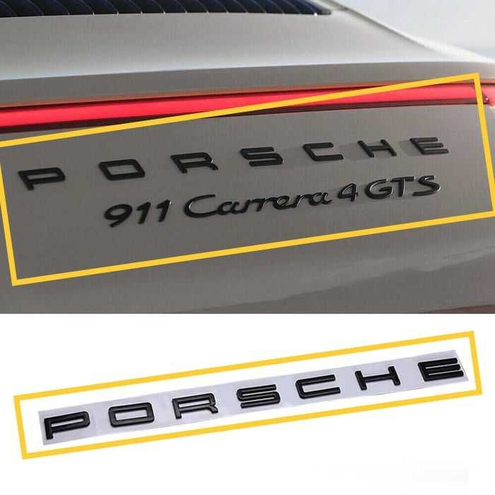 Emblemas Porsche originais e novos