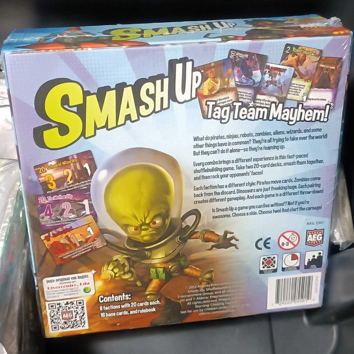 Smash Up - Board Game Novo/Selado