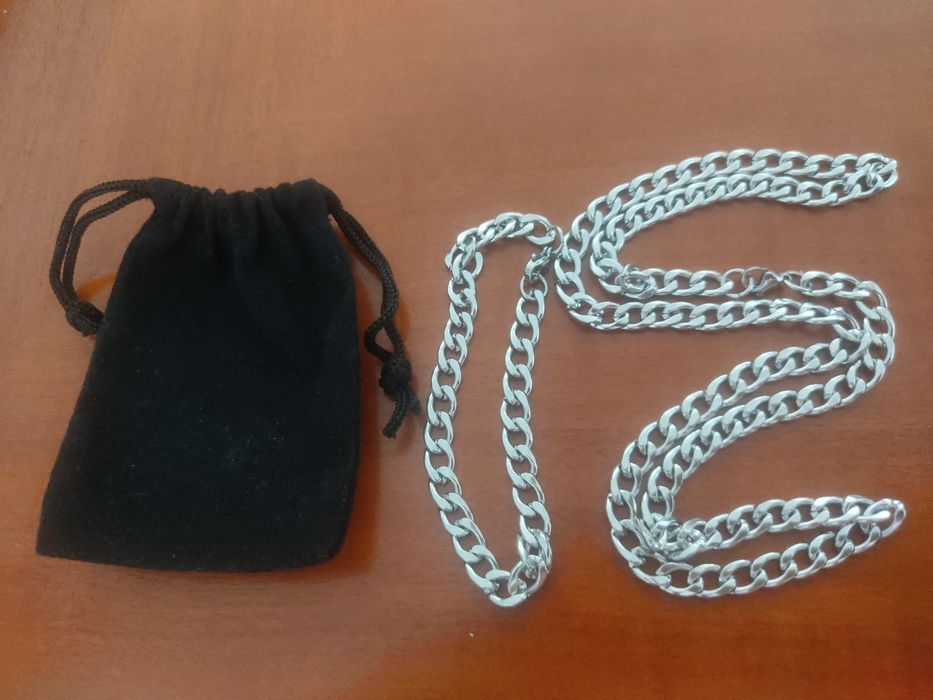 Colar e Pulseira Cubana "Hip Hop"
