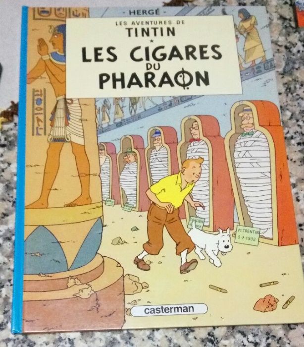 Banda desenhada Les aventures de Tintin : Les Cigares du pharaon