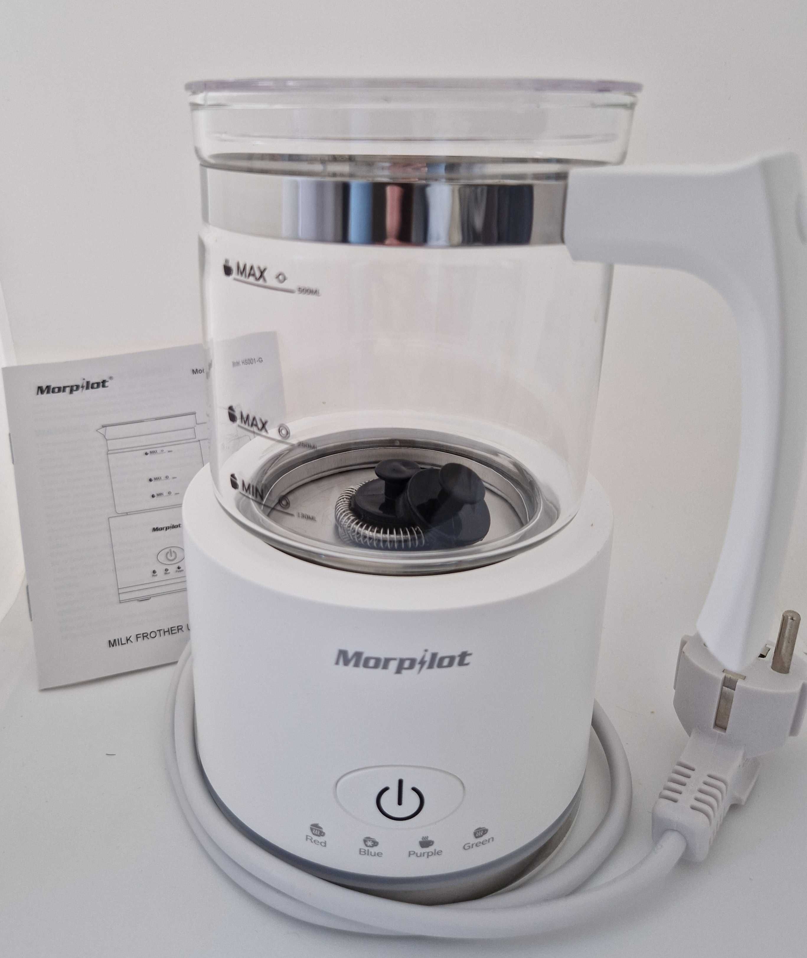 Morpilot elektryczny spieniacz do mleka  600 W 500 ml