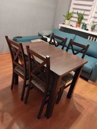 Stół z krzesłami skandynawski