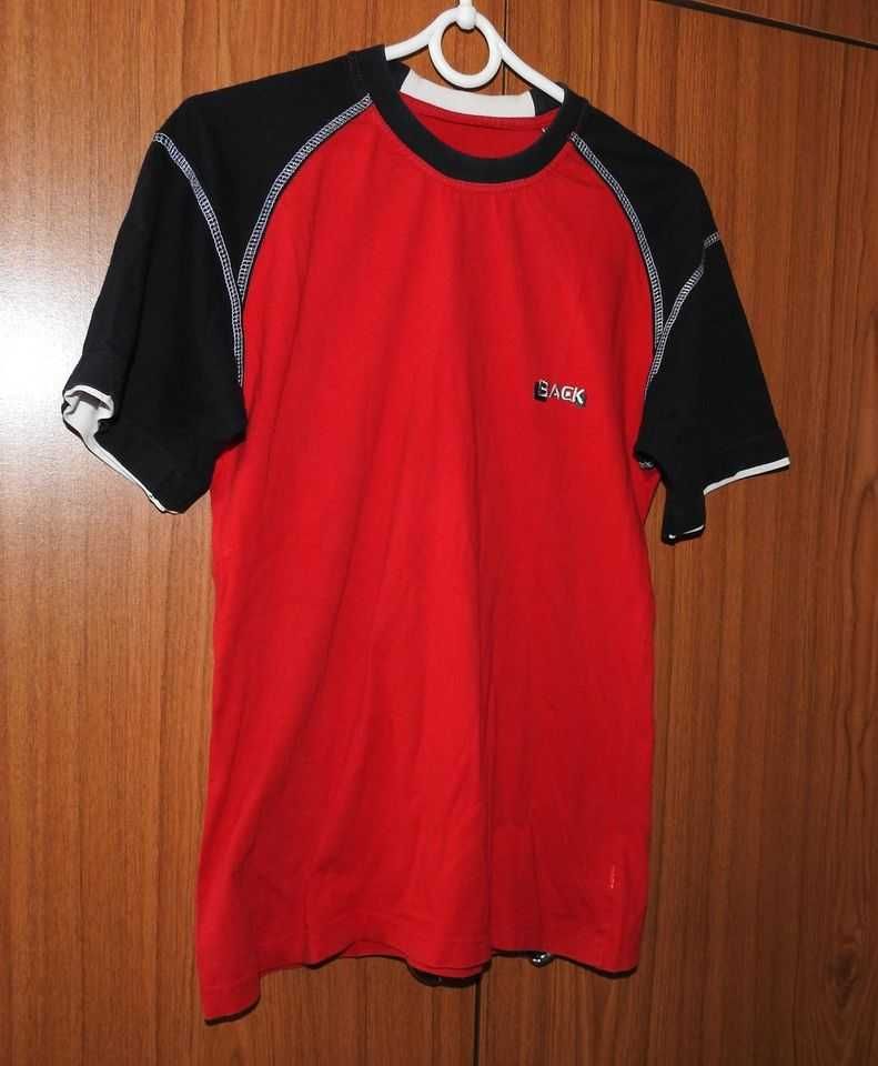 T-shirt koszulka męska/chłopięca 152 - XS - czerwona