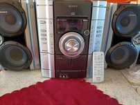 KULTOWA WIEŻA SONY MHC RG222 cd/mp3/radio/.deck/aux