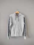 Szare Rozpinane Hoodie Tommy Hilfiger z Lampasami S