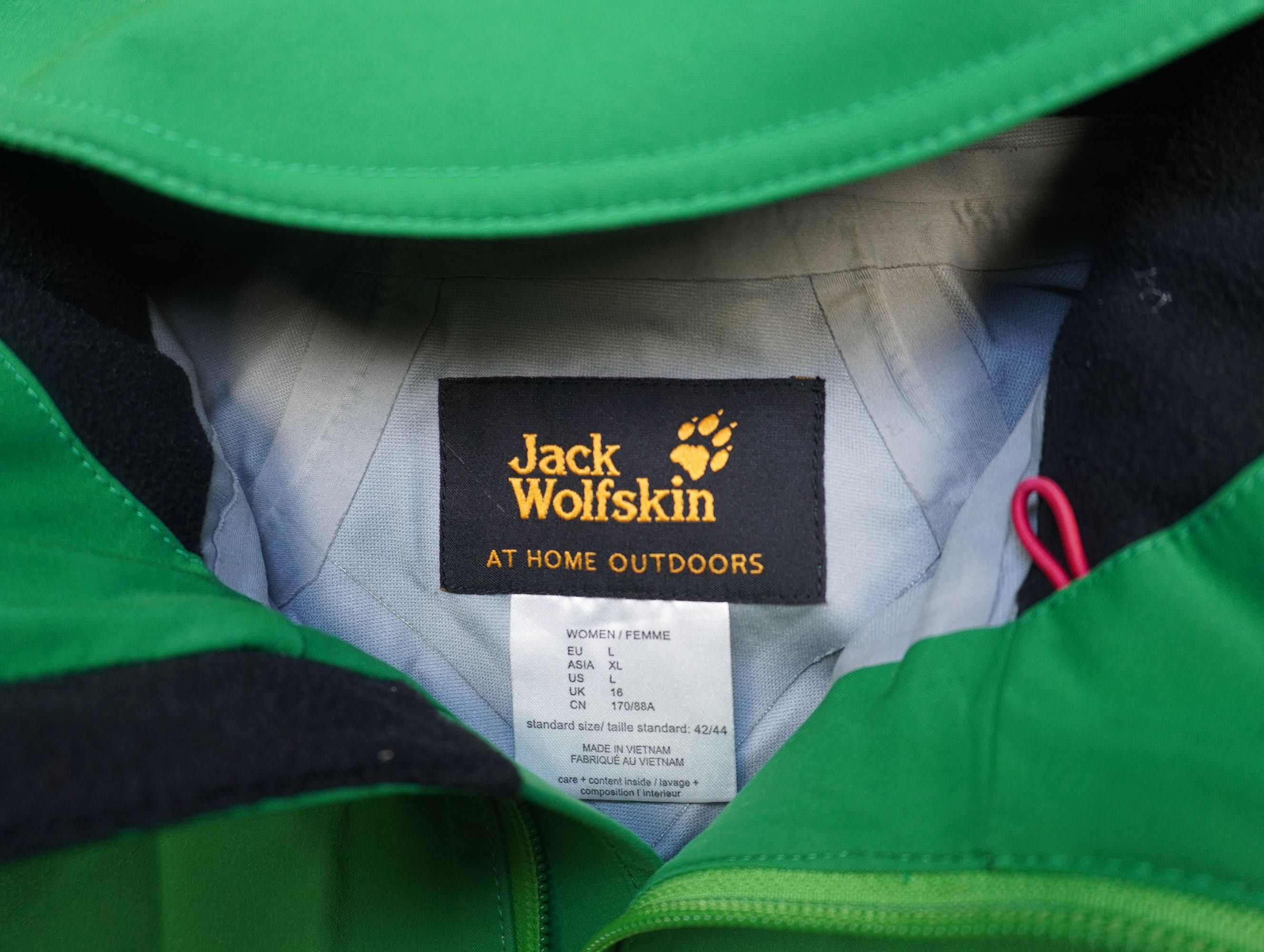 Jack wolfskin kurtka damska wiosenna  gorpcore hardshell L texapore