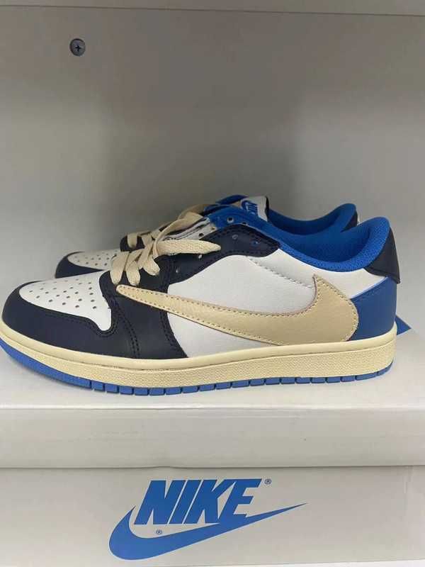 nowy Jordan1Retro Travis Scott Trampki Moda R.43