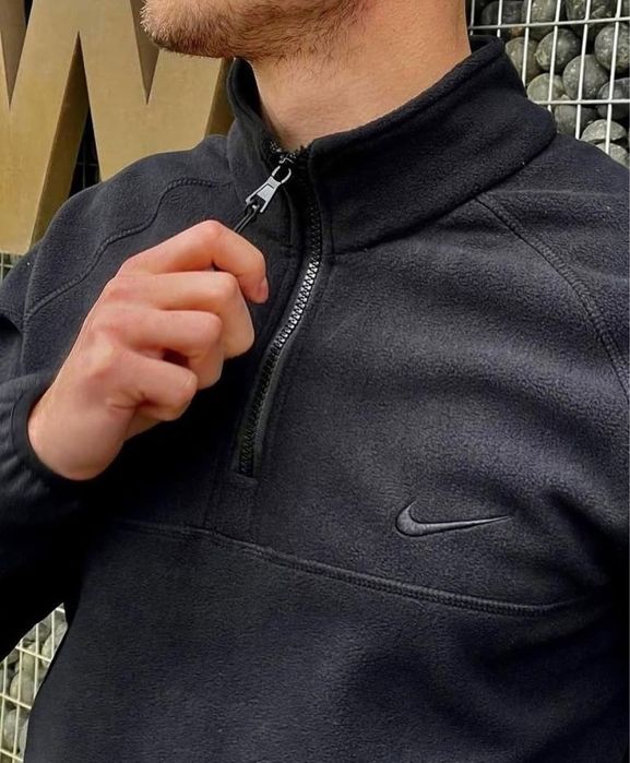 Топова фліска флісова кофта Nike чоловіча. Осінь-зима