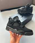 Nowość*NowyJordan4NikeAir4 BlackunisexTrampki 39