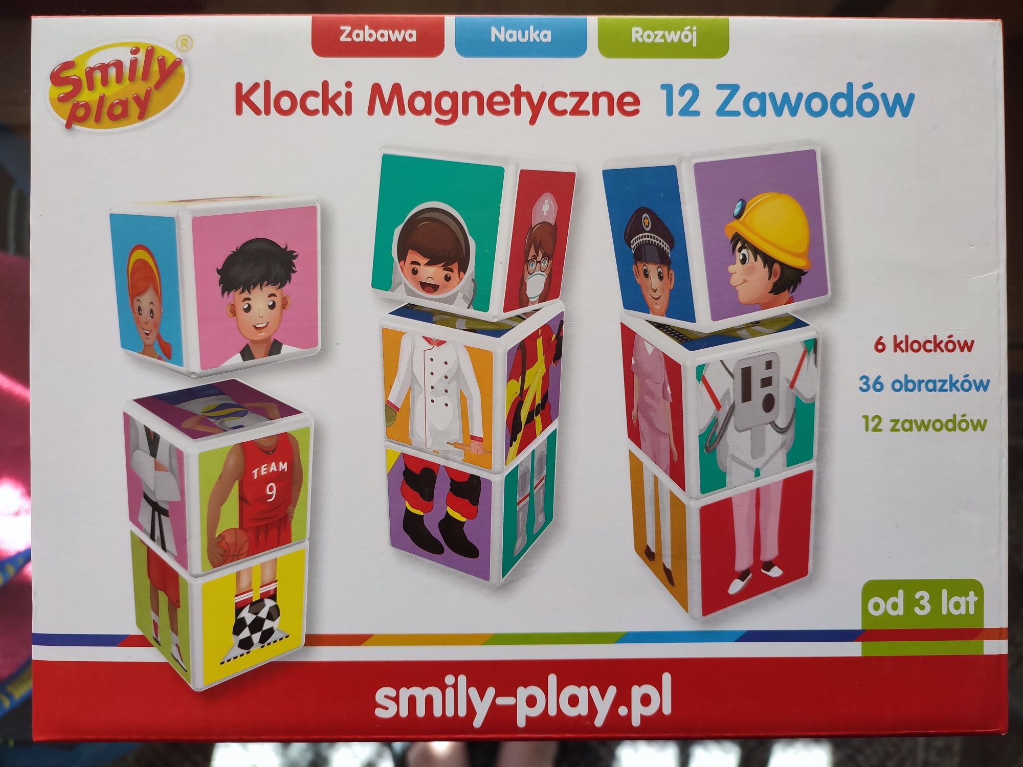 Klocki magnetyczne Smily Play