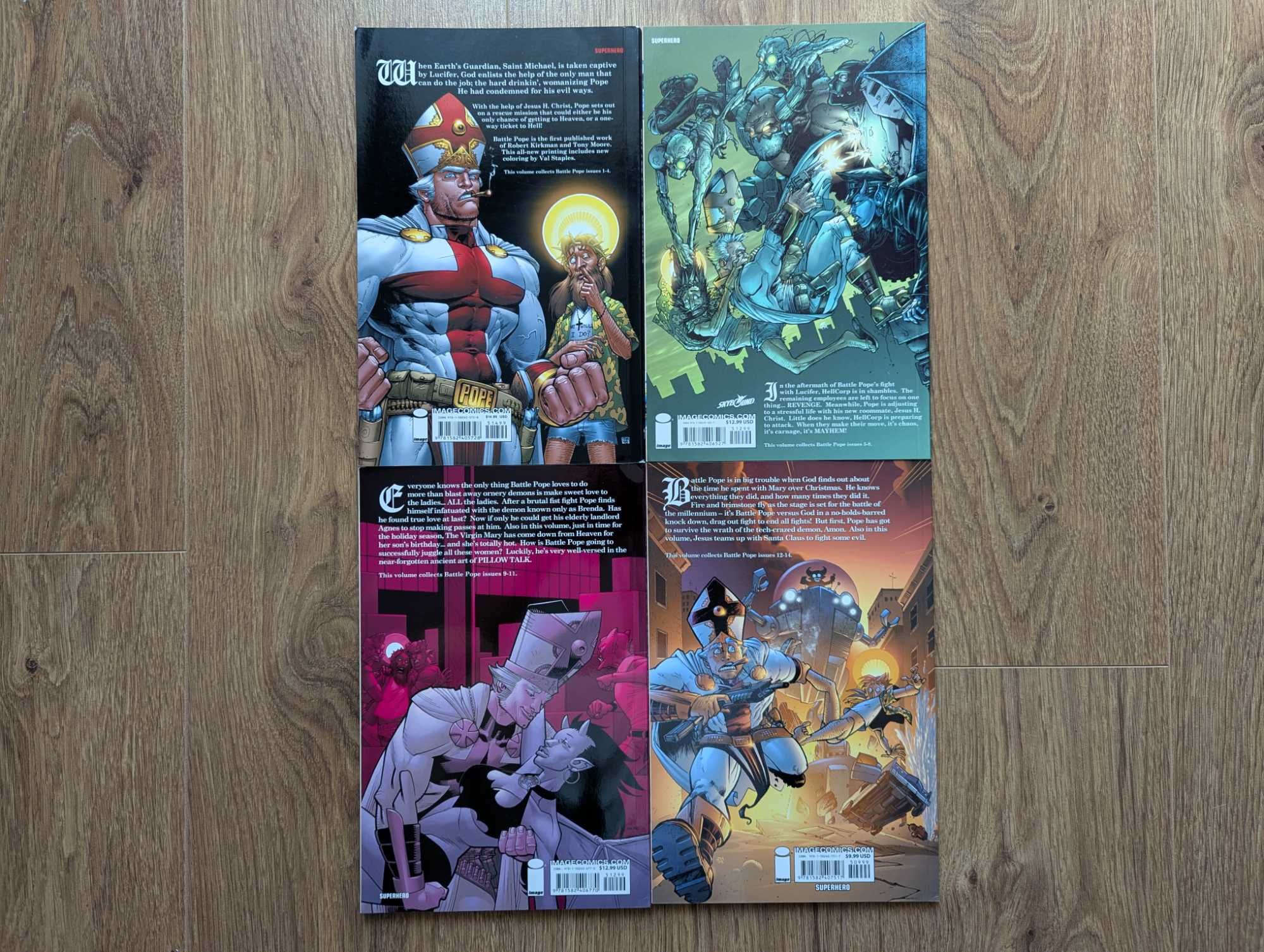 Battle Pope TP vol. 1-4 - ENG - Image Comics