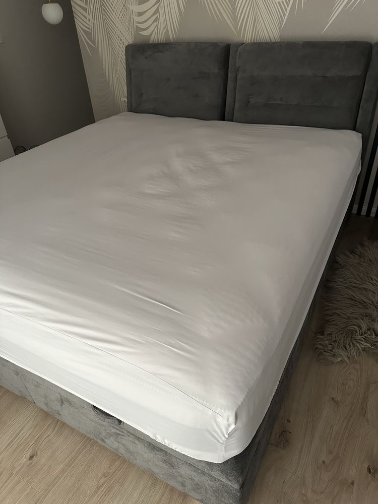 Łóżko tapicerowane kontynentalne 180x200