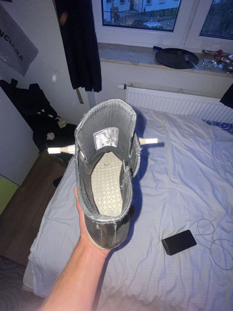 rick owens jumbo leather ramones