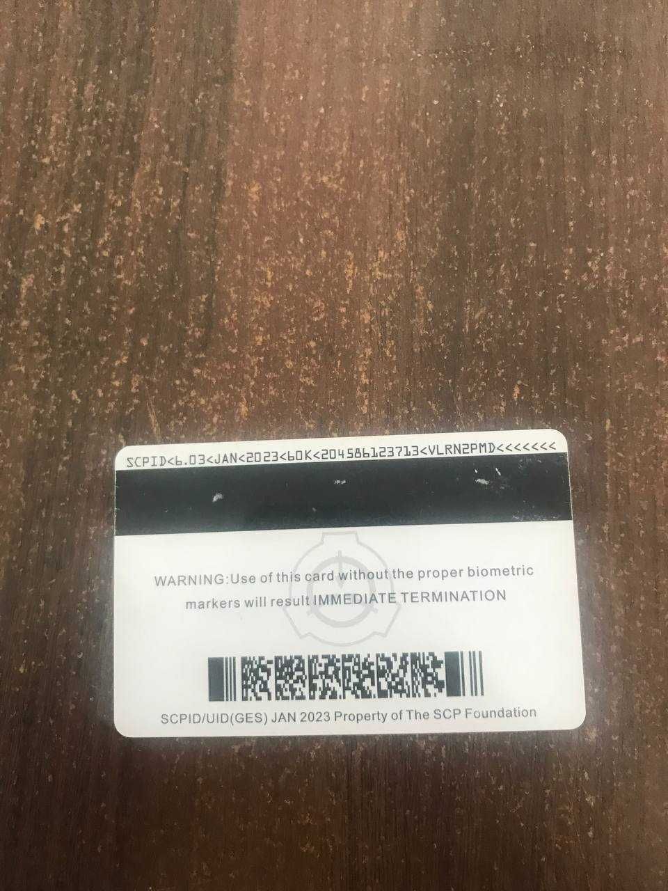 Ключ-карта “Manager Keycard” (SCP: SL)
