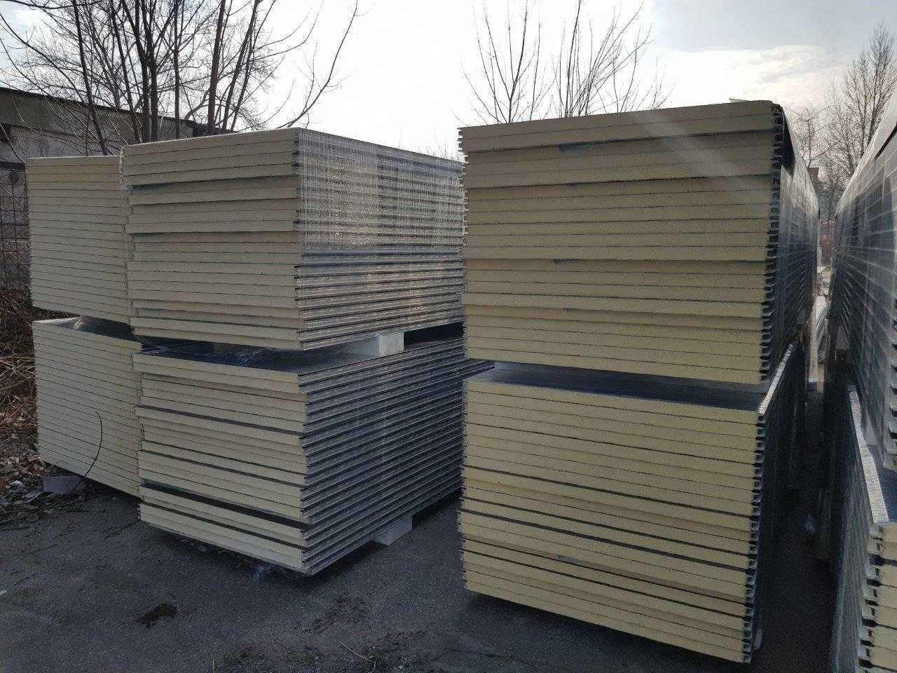 Płyta warstwowa ściana PUR 40mm L6000mm grafit 1 klasa