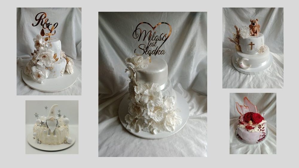 Torty artystyczne urodzinowe dla dzieci na różne okazje - masa cukrowa