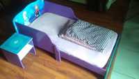 łóżko dla dziecka 144cm x 75cm z półką