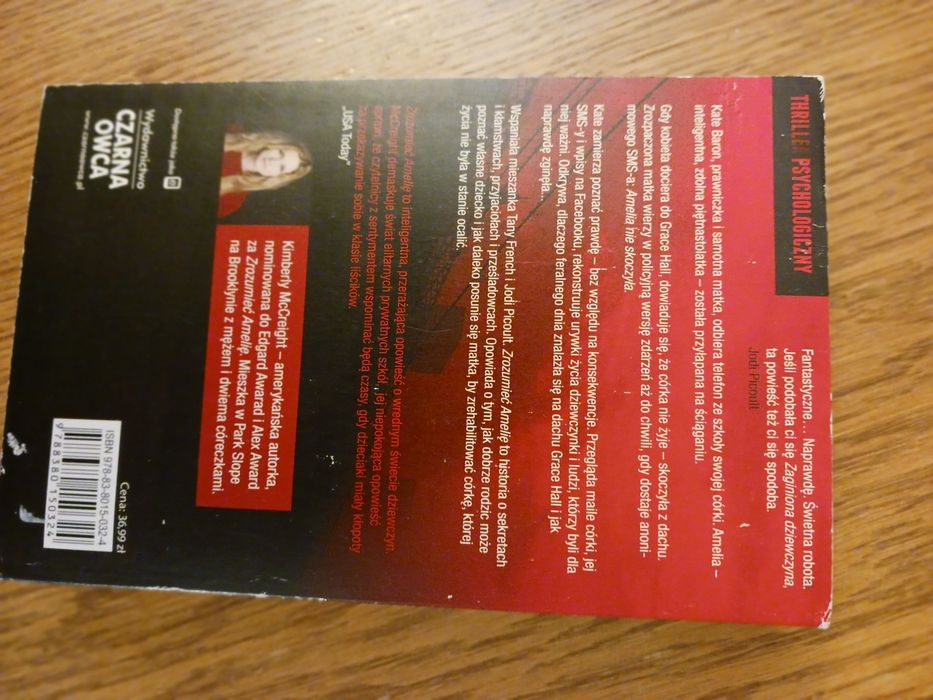 Gillian Flynn  Zaginiona dziewczyna  K. McCreight   Zrozumieć  Amelię