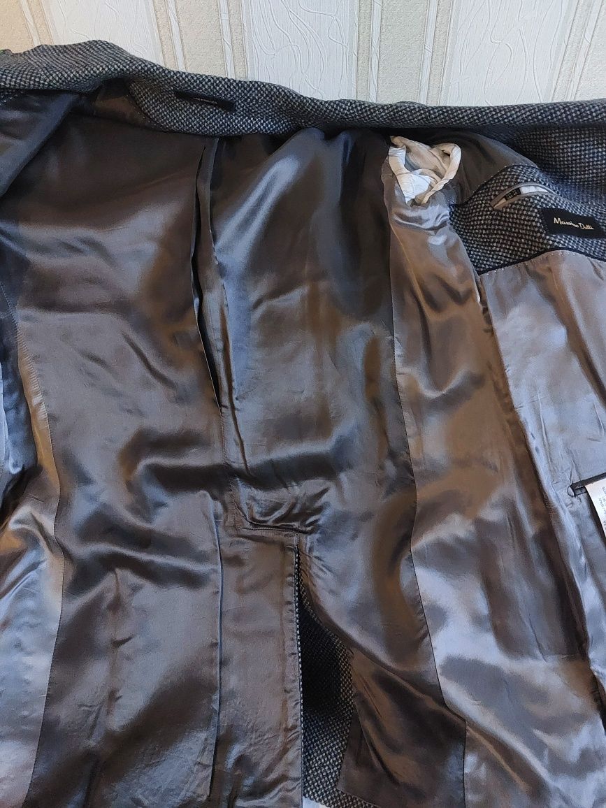 Чоловіче шерстяне пальто Massimo dutti