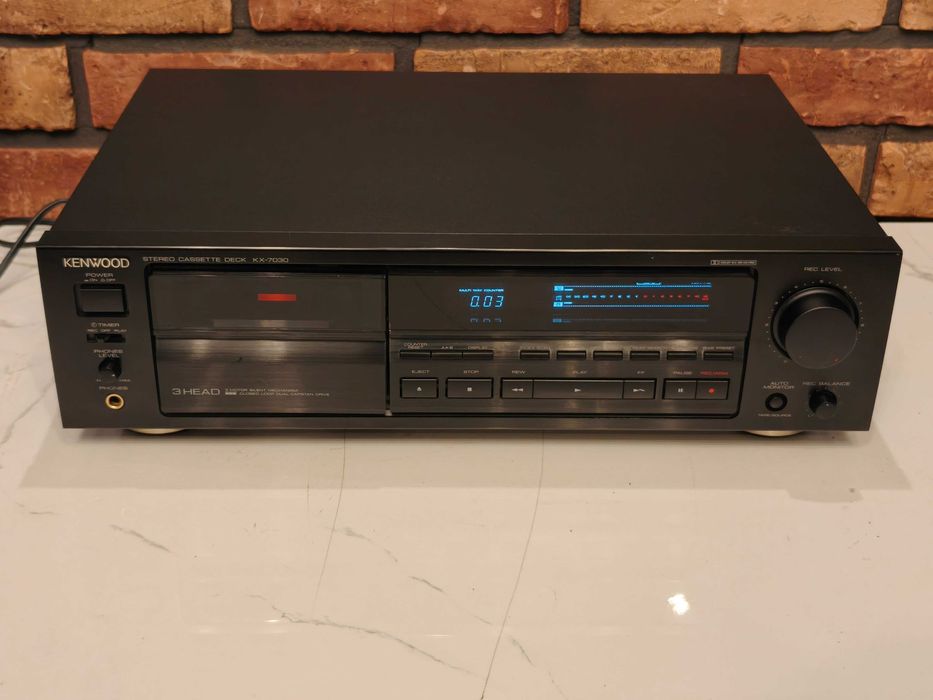 KENWOOD KX-7030 Magnetofon 3 głowicowy ! Wysoki model ! Do przeglądu