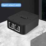Comutador switch RJ-45 cabos de rede 2 portas NOVO