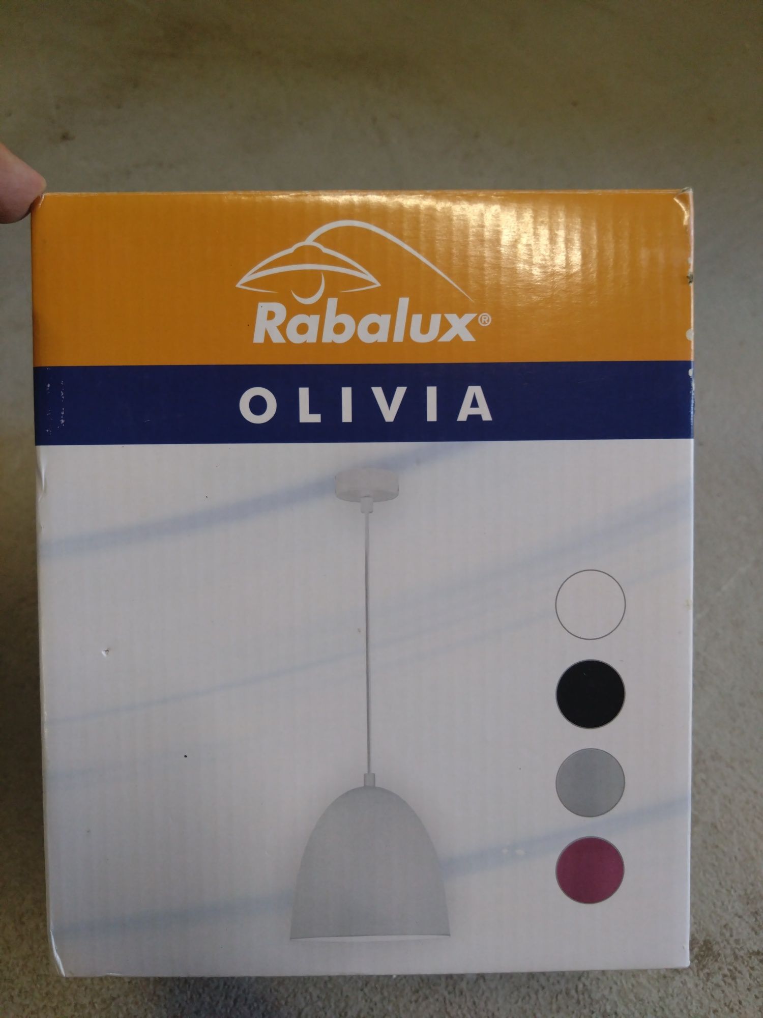 Lampa kuchenna srebrna INOX Rabalux Olivia
