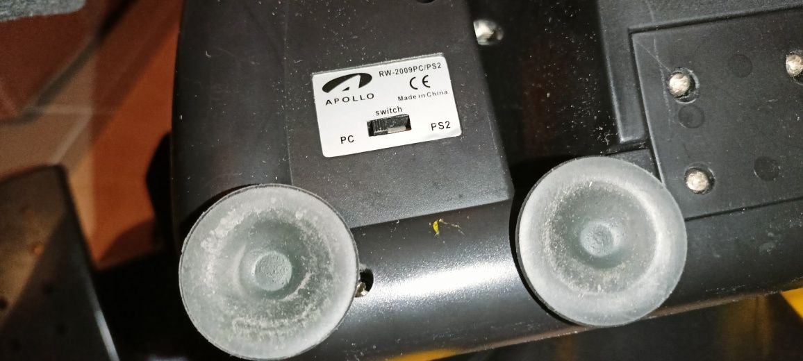 Kierownica z pedałami do PC lub PS2 APOLLO MX-V9