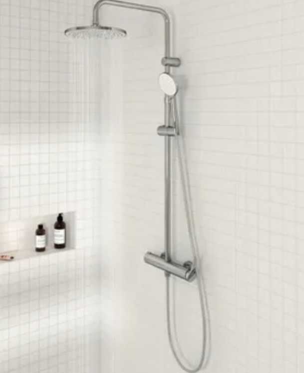 conjunto de duche com torneira essential