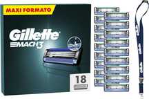 Gillette Mach3 LAMETTE DA BARBA, 18