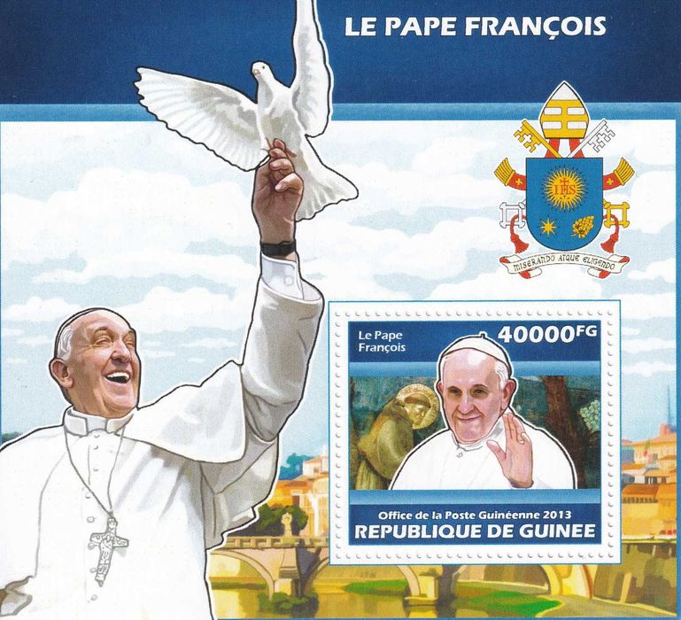 Gwinea 2013 cena 5,90 zł kat.8€ (3) - Franciszek