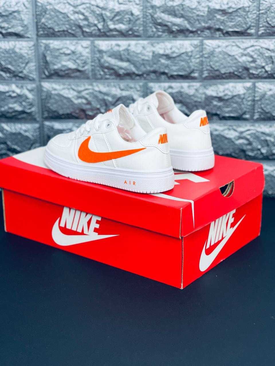 Кроссовки Nike Air Force 1 мужские Премиум Кожа! Найк Аир Форс Новинка