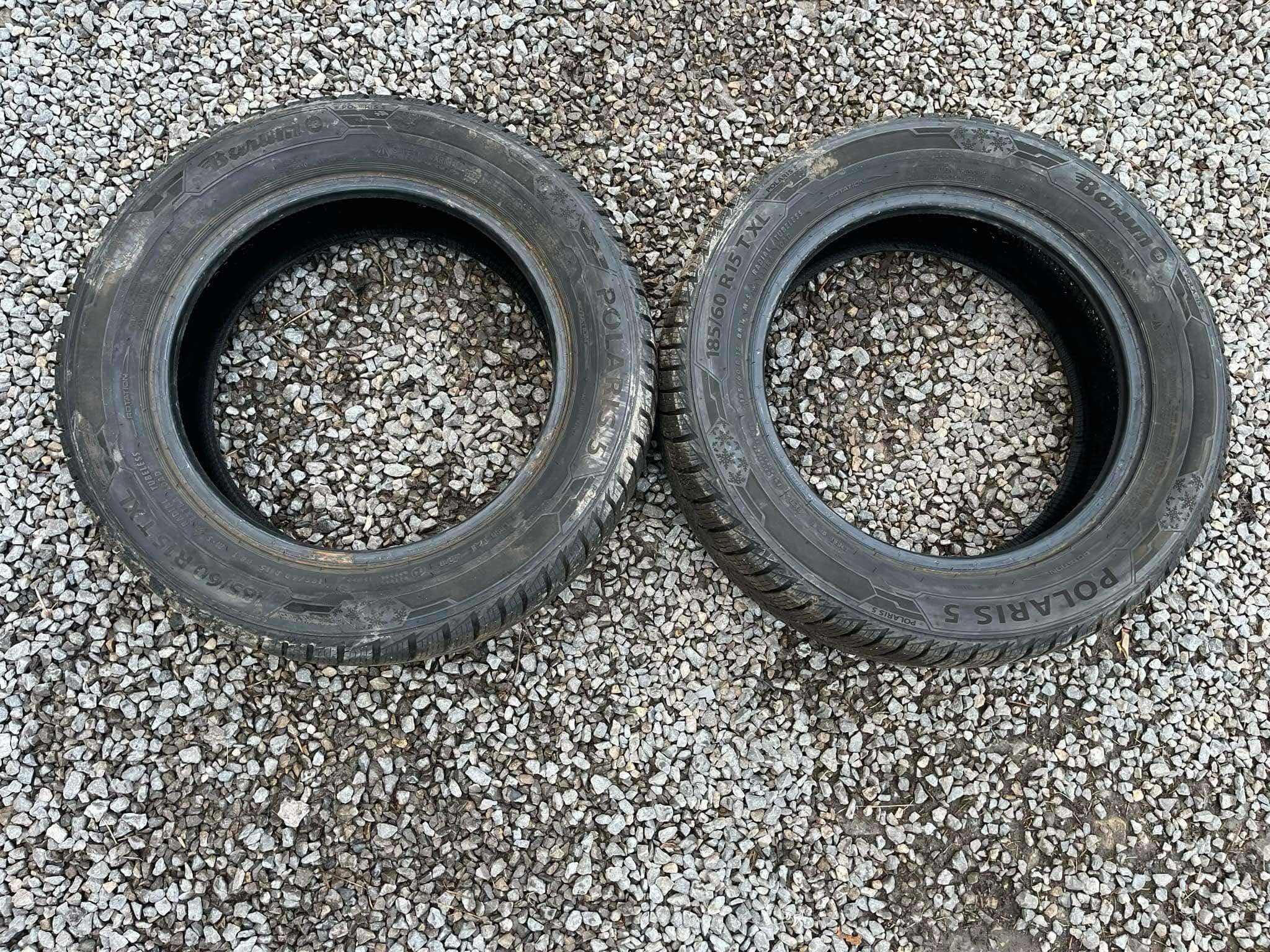 Opony 185/65R15 Barum Polaris 5 Zima 2sztuki 6,25mm bieznika
