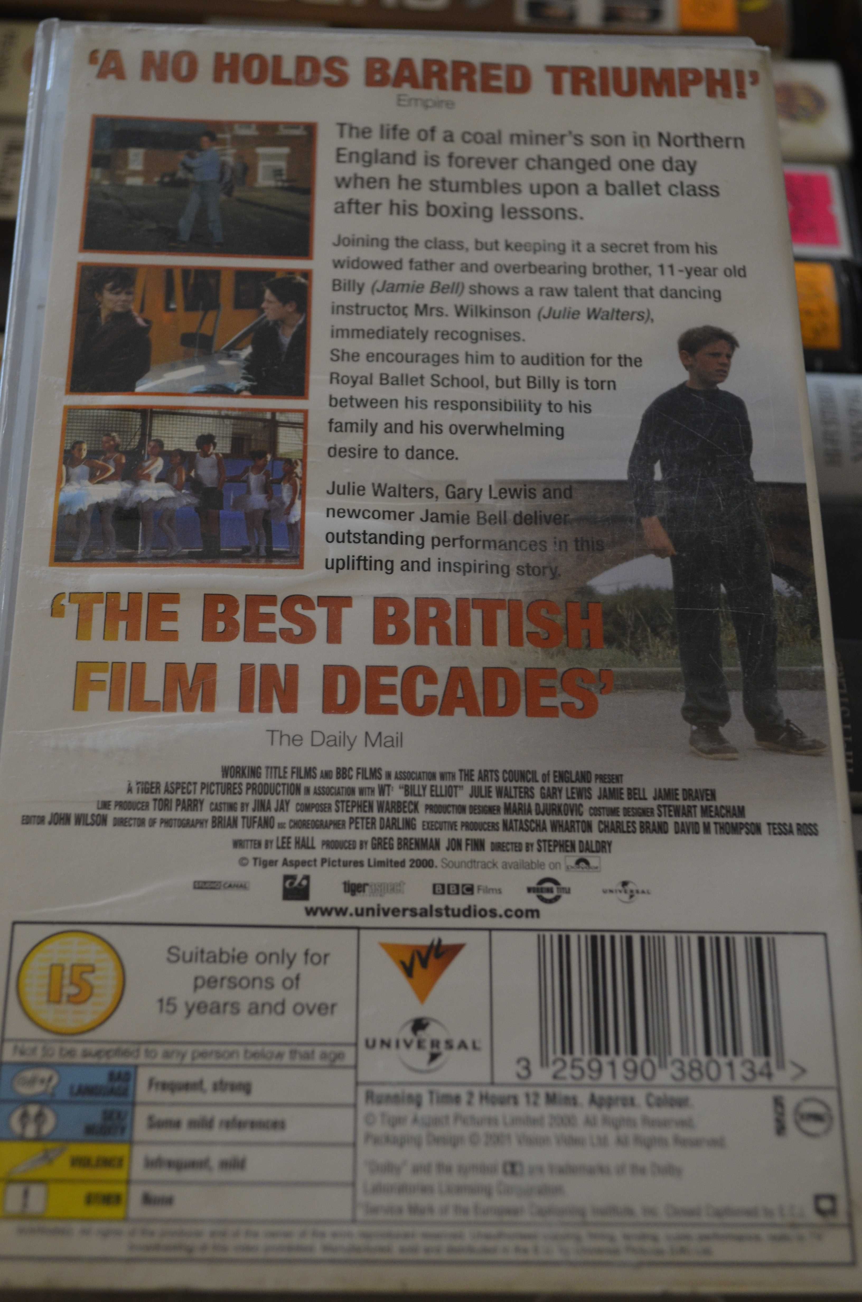 BILLY Elliot film vhs