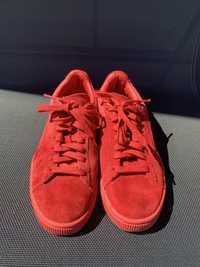 Adidasy sneakersy damskie puma suede czerwone zamszowe 36 red velvet