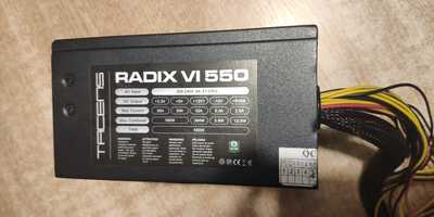 Блок живлення (6+2/4+4) Tacens Radix VI 550W 85+