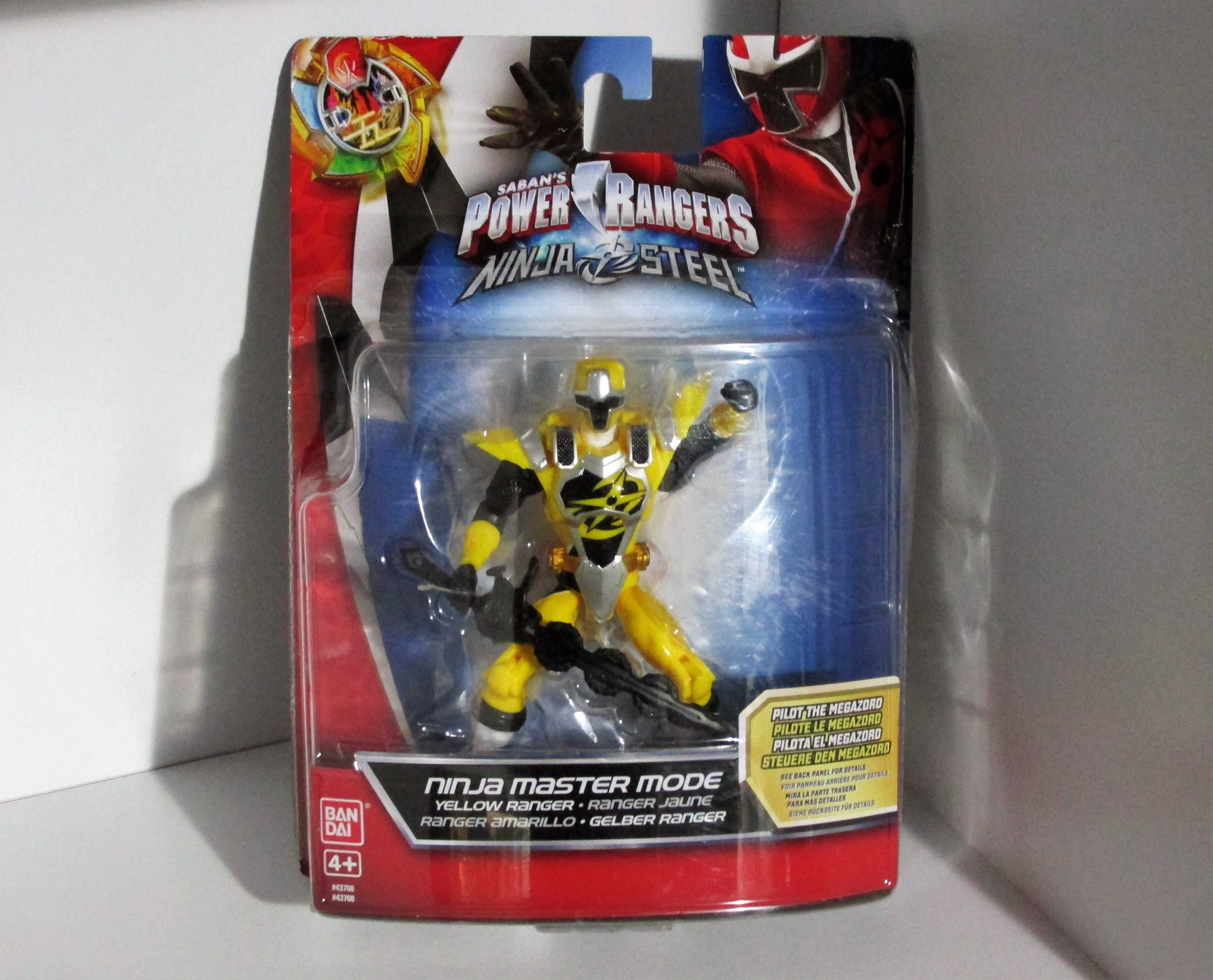 Power Rangers Ninja Master Mode Yellow Ranger Novo/Selado