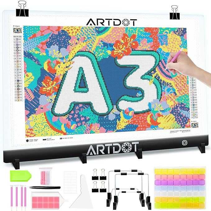 ARTDOT A3 Diamentowy tablet do haftu