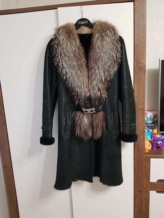 Дублянка жіноча з натуральним  хутром