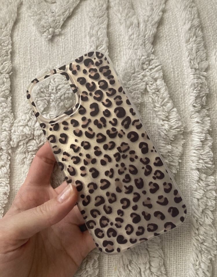 Etui case pokrowiec iphone15 ip15 panterka leopard cętki boho insta