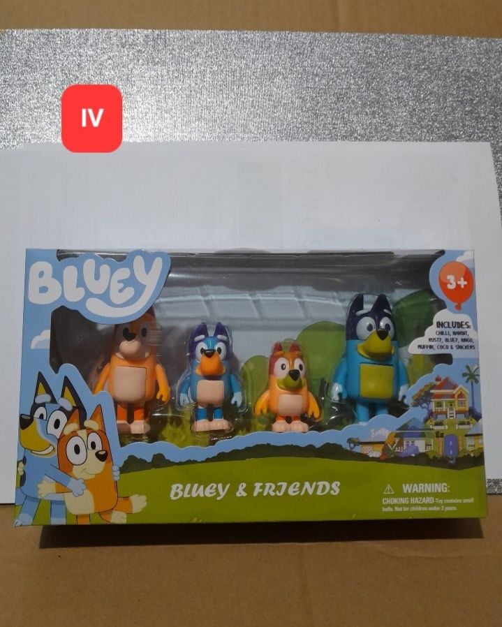 Bluey %& frjends sztywne figurki