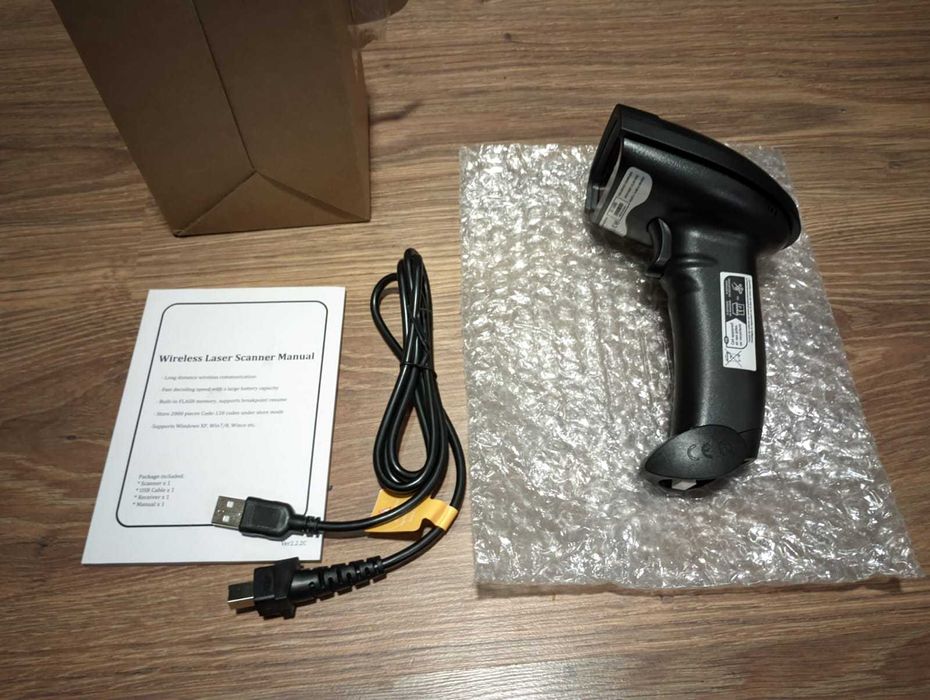 Bezprzewodowy skaner kodów kreskowych NETUM usb dongle NOWY